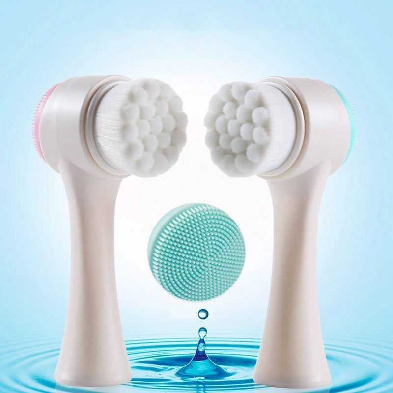 Duo Face Cleaning Brush Skin Care - Mona Beauty USA