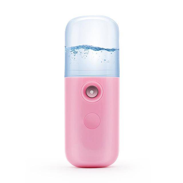Portable Nano Facial Mist Sprayer Skin CarePink - Mona Beauty USA