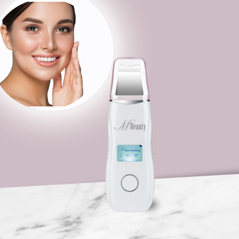 Mbeauty SkinLUX - LCD Ultrasonic Skin Spatula/Scrubber Skin Care - Mona Beauty USA