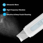 Skinly - Rechargeable Ultrasonic Facial Skin Scrubber Skin Care - Mona Beauty USA